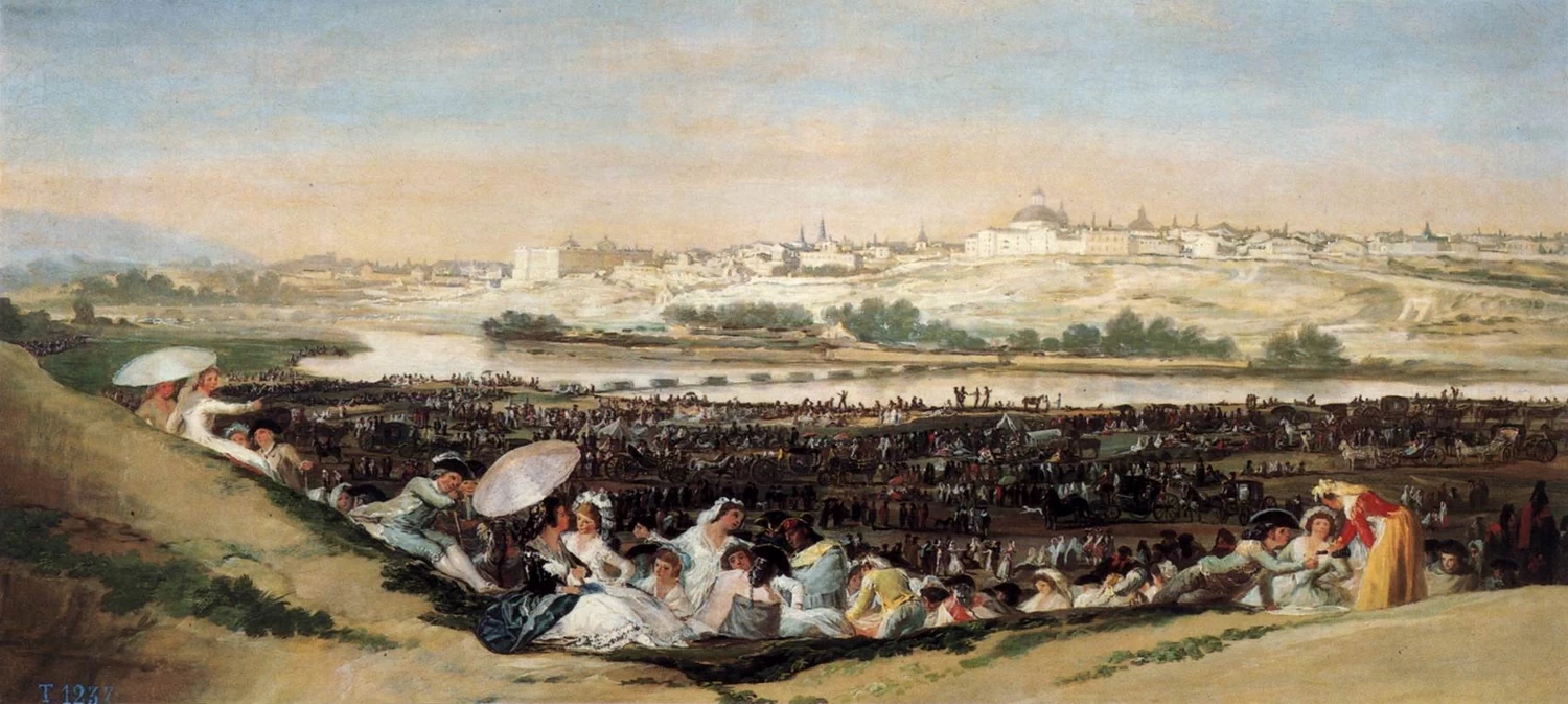 Il prato di San Isidro nel giorno della sua festa - Museo del Prado, Madrid